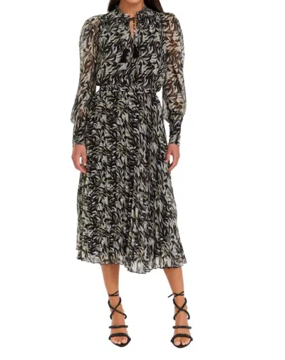 Allison New York Print Maxi Dress In Black Floral