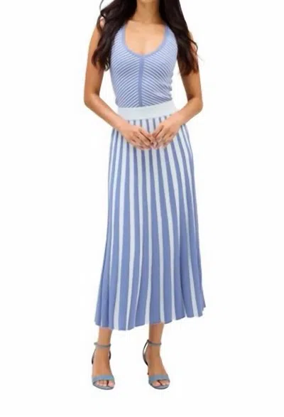 Allison New York Quinn Midi Skirt In Blue Multi