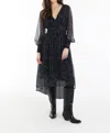 Allison New York Reeve Midi Dress In Paisley Blooms In Black