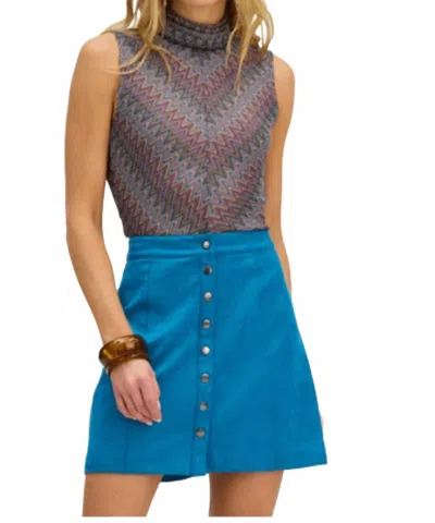 Allison New York Scout Tank Top In Rainbow In Blue