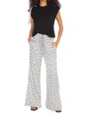 Allison New York Selena Pant In Black Tiles In Black
