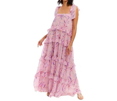 Allison New York Shelby Maxi Dress In Soft Tropical In Pink