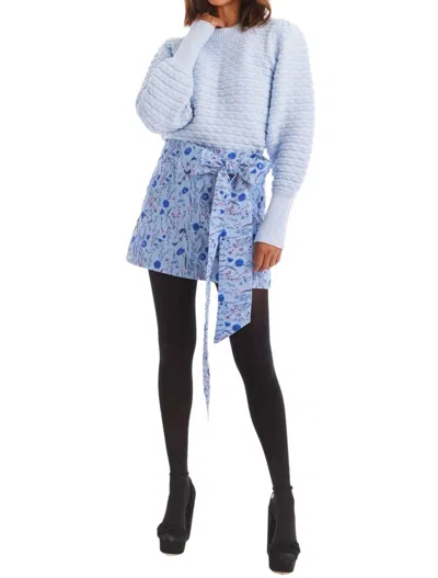 Allison New York Solid Adelle Sweater In Sky Blue