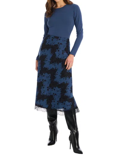 Allison New York Solid Rita Top In Blue