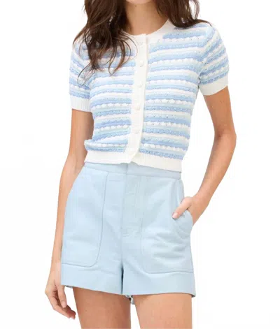 Allison New York Spring Adelle Cardigan In Blue Multi