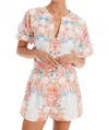 Allison New York Tracy High Waisted Shorts In Multicolor In Pink