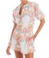 Allison New York Tracy Shorts In Floral Arches In White