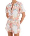 Allison New York Tracy Shorts In Floral Arches In Multi