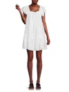 Allison New York Women's Faye Linen Blend Minidress In White