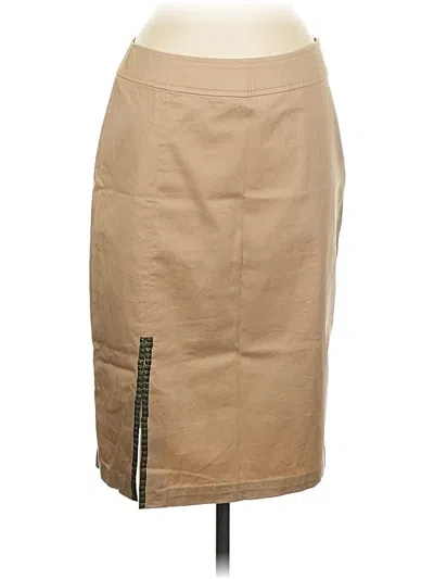 Pre-owned Allison Taylor Casual Skirt In Brown