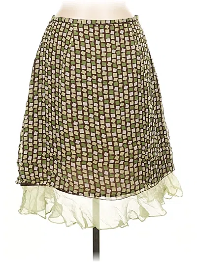 Pre-owned Allison Taylor Casual Skirt In Green