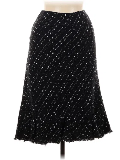 Pre-owned Allison Taylor Formal Skirt In Black