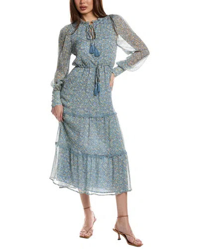 ALLISON ALLISON TIERED MIDI DRESS