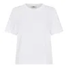Allora Women's Certified Organic Cotton Tee Shirt - White In White