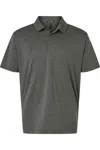 Allpro Performance Mlange Polo In Gray
