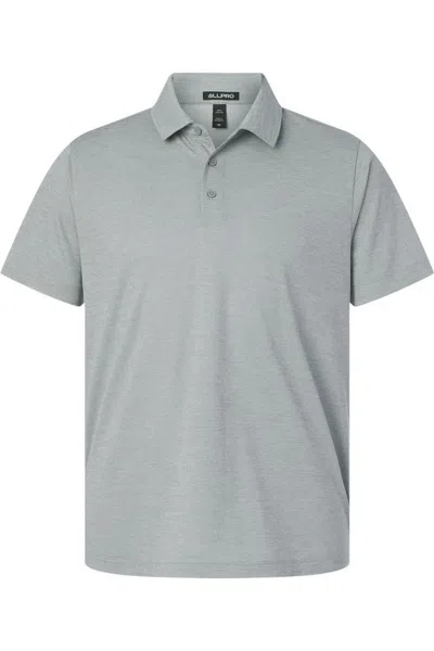 Allpro Performance Mlange Polo In Gray