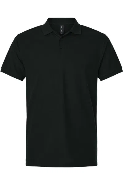 Allpro Pique Polo In Black