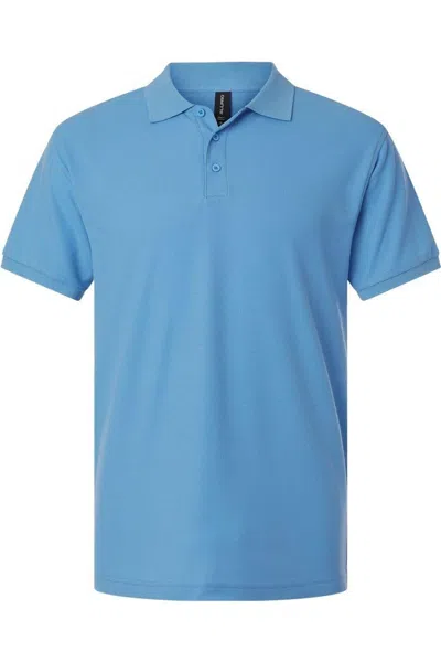 Allpro Pique Polo In Blue