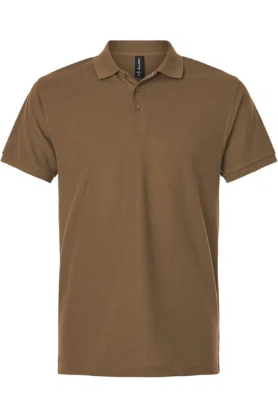 Allpro Pique Polo In Green