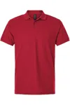 Allpro Pique Polo In Red