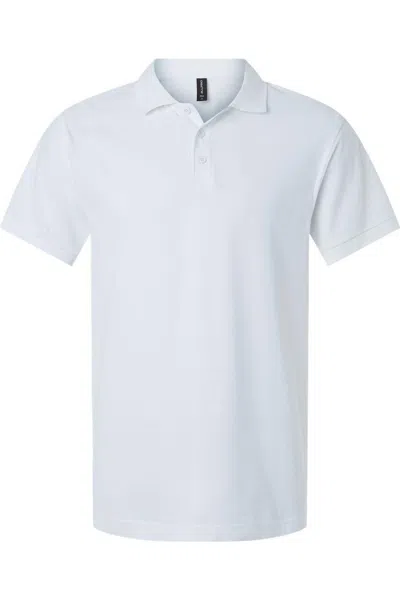 Allpro Pique Polo In White