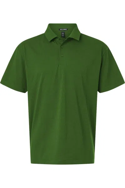 Allpro Pro-flex Sorona Stretch Polo In Green