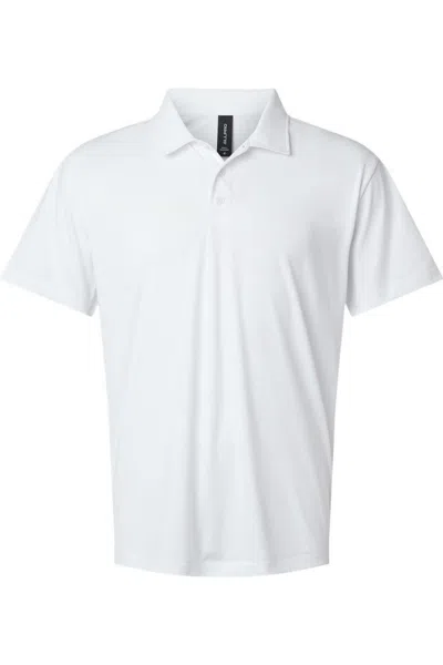 Allpro Pro-lock Performance Polo In White