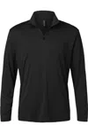 Allpro Pro-lock Performance Quarter-zip Pullover In Black