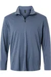 Allpro Pro-lock Performance Quarter-zip Pullover In Blue