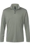 Allpro Pro-lock Performance Quarter-zip Pullover In Green
