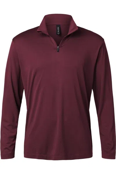 Allpro Pro-lock Performance Quarter-zip Pullover In Red