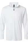 Allpro Pro-lock Performance Quarter-zip Pullover In White