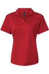 Allpro Pro-lock Women's Performance Polo In Red