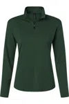 Allpro Pro-lock Women's Performance Quarter-zip Pullover In Green