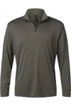 Allpro Pro-lock Performance Quarter-zip Pullover In Black