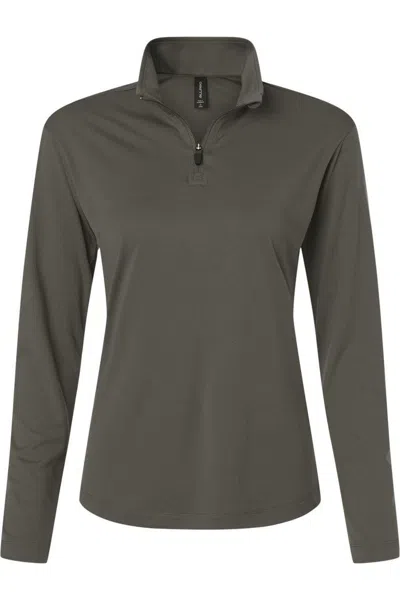 Allpro Pro-lock Women's Performance Quarter-zip Pullover In Grey