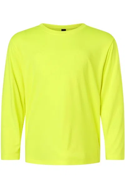 Allpro Kids' Pro-lock Youth Performance Long Sleeve T-shirt In Yellow
