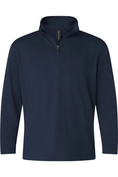 Allpro Kids' Pro-lock Youth Performance Quarter-zip Pullover In Blue