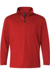 Allpro Pro-lock Youth Performance Quarter-zip Pullover In Red