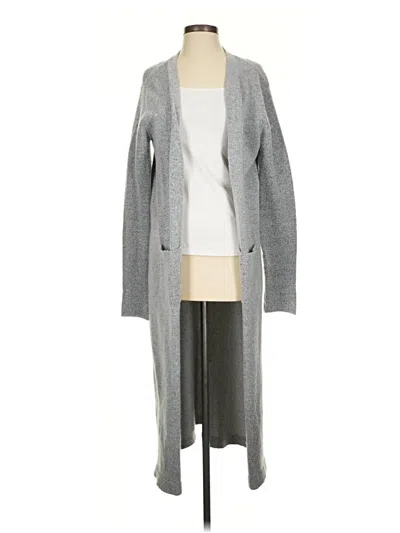 Pre-owned All:row Cardigan Sweater In Gray