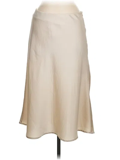Pre-owned All:row Formal Skirt In Brown
