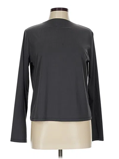 Pre-owned All:row Long Sleeve Top Gray Turtleneck Tops
