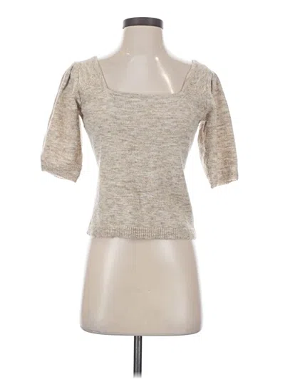 Pre-owned All:row Pullover Sweater In Tan