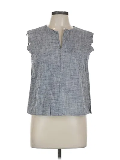 Pre-owned All:row Sleeveless Blouse In Blue