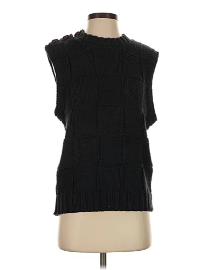 Pre-owned All:row Sweater Vest In Black