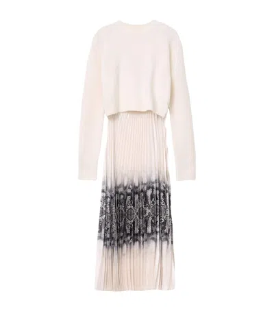 ALLSAINTS 2-IN-1 CURTIS MIDI DRESS