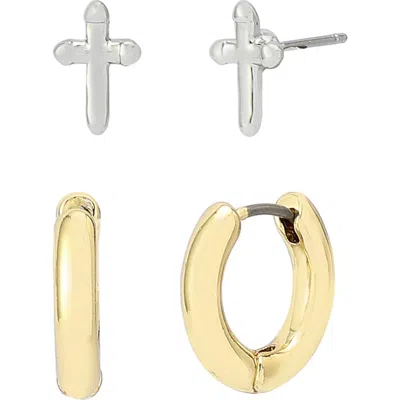 Allsaints 2 Pairs Of Earrings In Multi