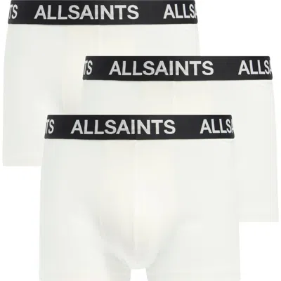 Allsaints 3-pack Boxer Briefs In White