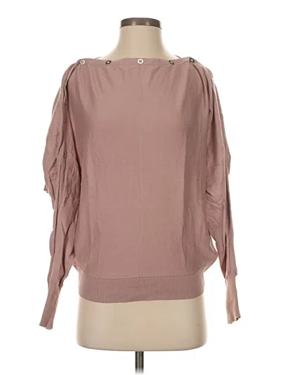 Pre-owned Allsaints 3/4 Sleeve Blouse In Brown