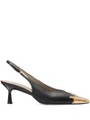 Allsaints 50mm Denver Slingback Pumps